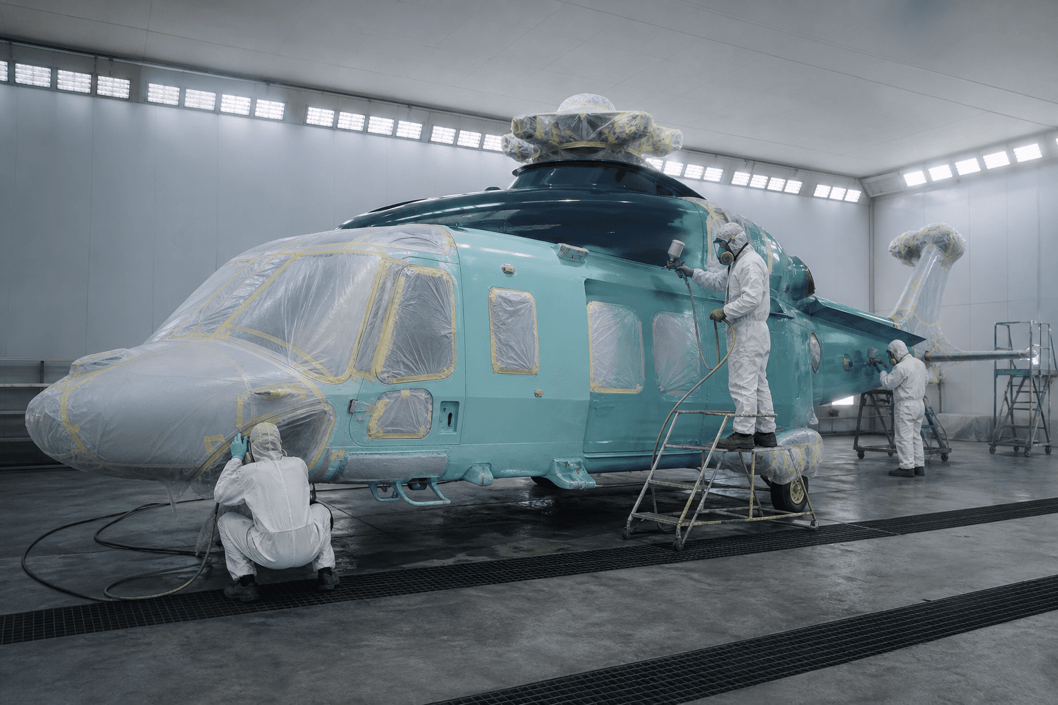 Aircraft painting