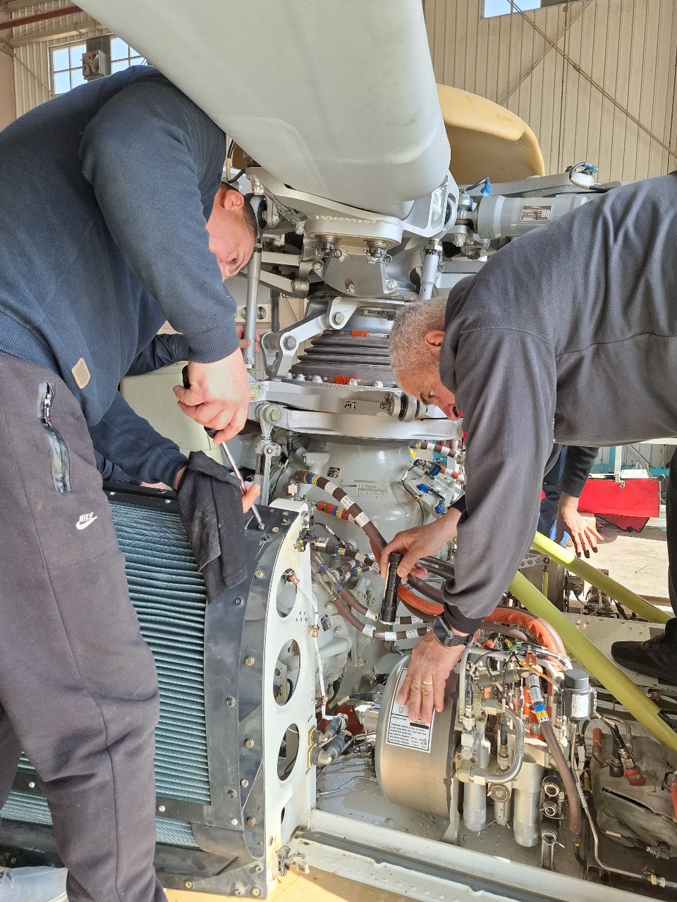 Heavy airframe maintenance access