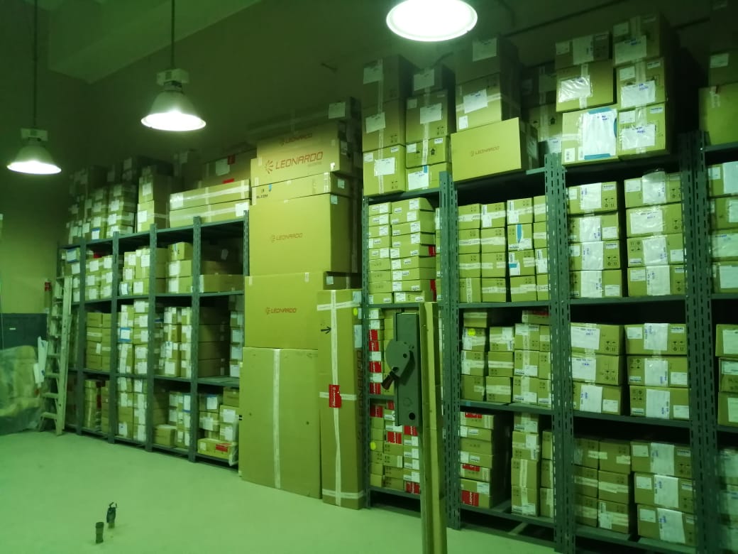 Aviation parts shelving