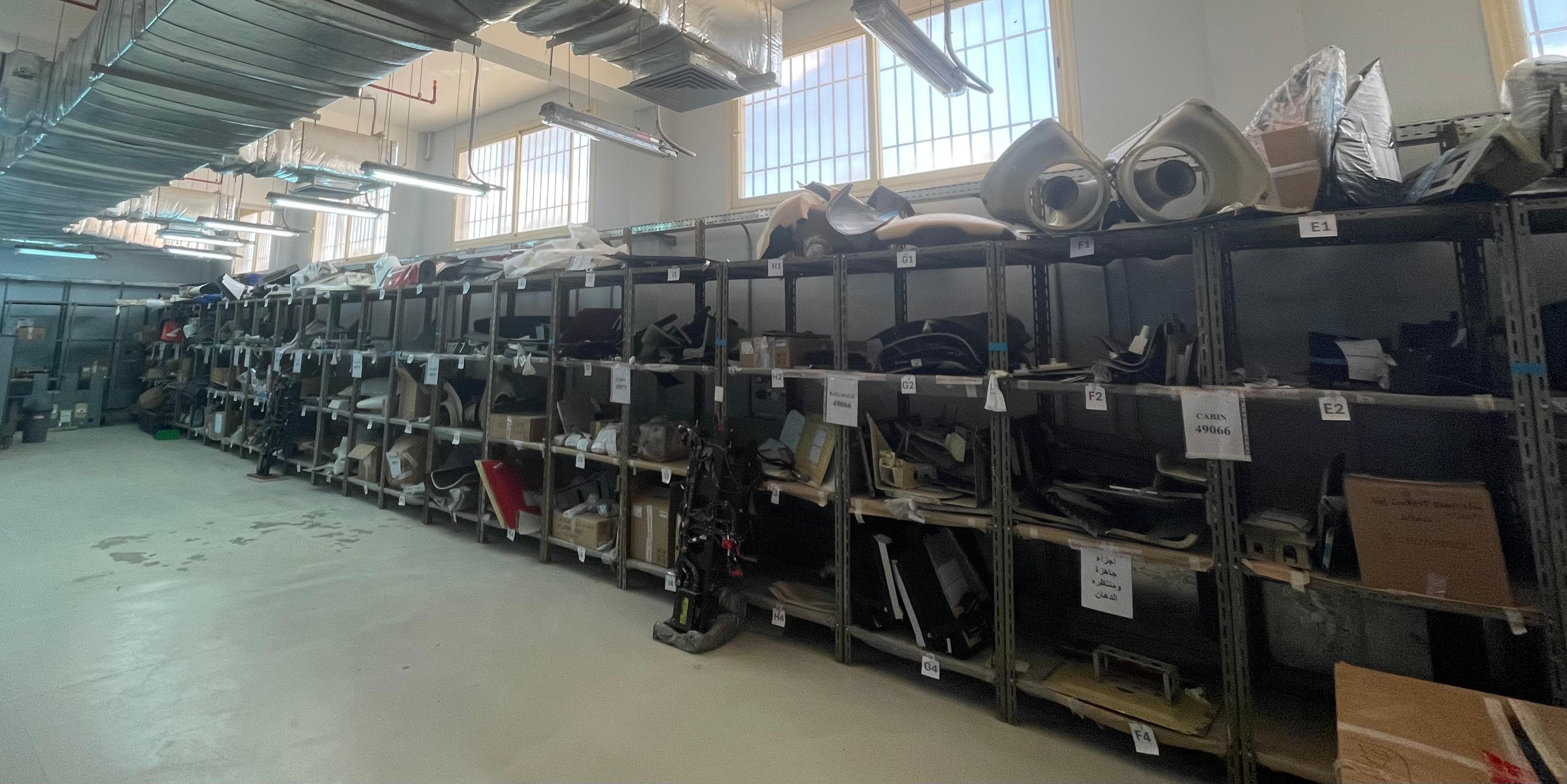 Parts storage racks