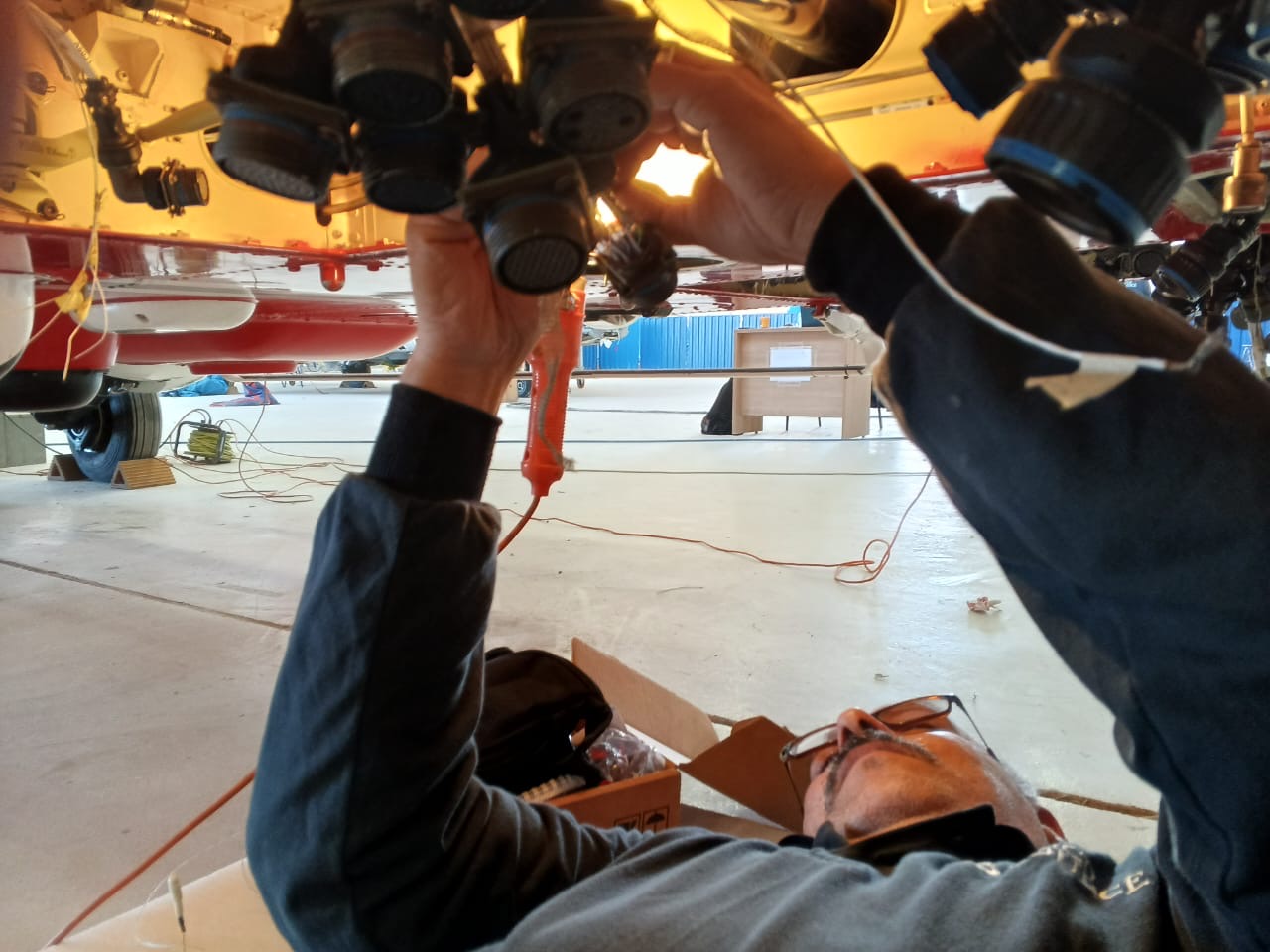 Avionics installation detail