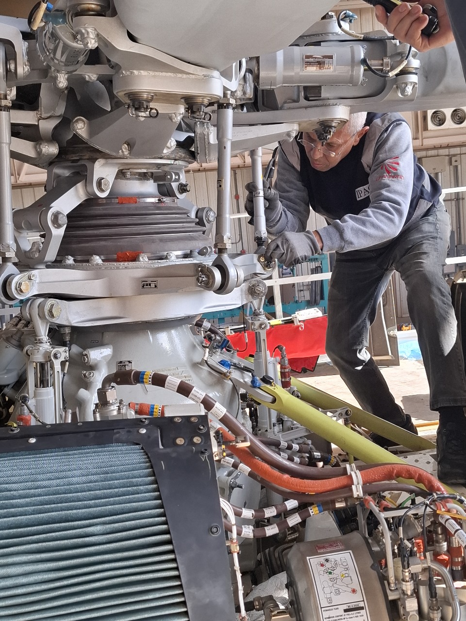 Airframe structural work area